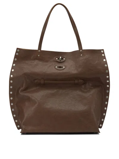 ZANELLATO SHOULDER BAGS BROWN