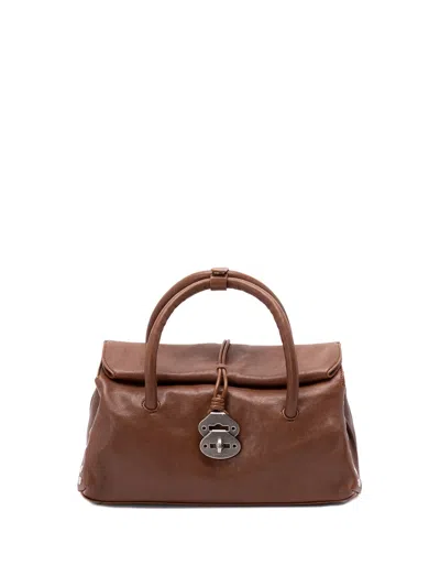 ZANELLATO SMALL `DOTTA TABACCO` BAG