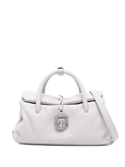 Zanellato Small Dotta® Tote Bag In Gray
