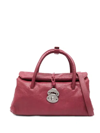 Zanellato Small Dotta Tote Bag In Red
