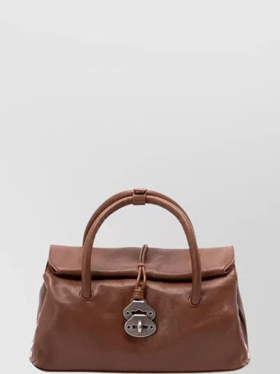 ZANELLATO SMALL HAMMERED LEATHER TOTE BAG