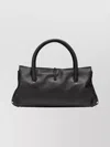 Zanellato Small Handmade Leather Shoulder Bag In Black