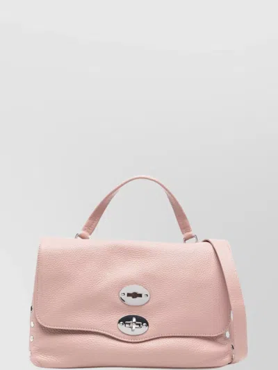 Zanellato Small Leather Handbag Adjustable Strap In Pink