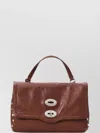 Zanellato Small Leather Handbag Adjustable Strap In Brown