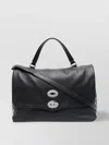 Zanellato Small Leather Handbag With Adjustable Shoulder Strap