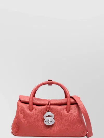 Zanellato Small Leather Handbag With Detachable Strap