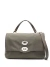 Zanellato Small Leather Handbag With Polyester