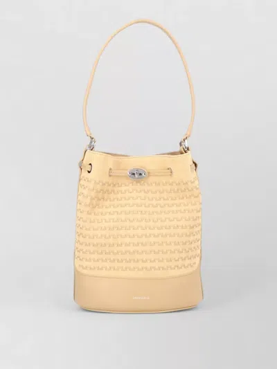 Zanellato Small Mondà Shoulder Bag Top Handle In Nude