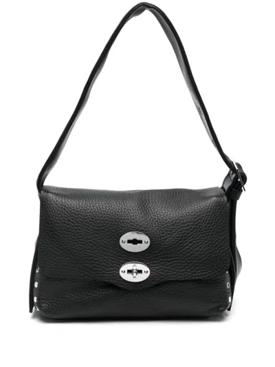 Zanellato Small Postina Cross Body Bag In Black