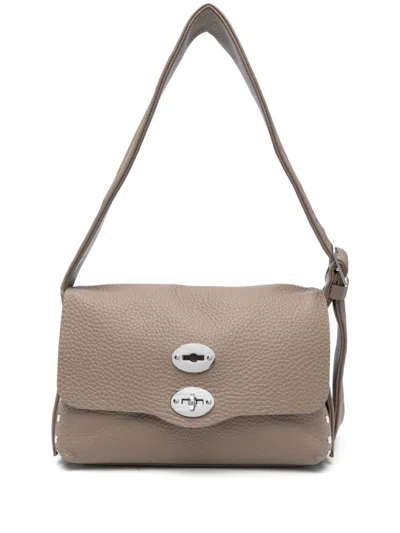 Zanellato Small Postina Cross Body Bag In Grey