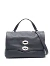 Zanellato Tumbled Leather Medium Postina Daily Day Bags
