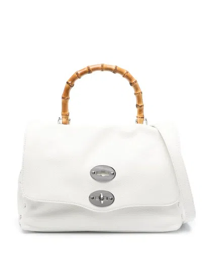 Zanellato Small Postina Daily Bamboo Bag In White Latte