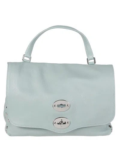 Zanellato Small Postina Daily Top Handle Bag In Blue