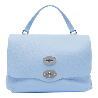 Zanellato Small Postina Handbag In Blue