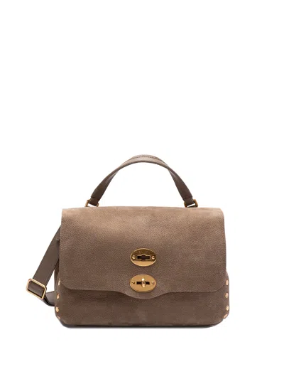 Zanellato Small `postina Jones` Handbag In Gray
