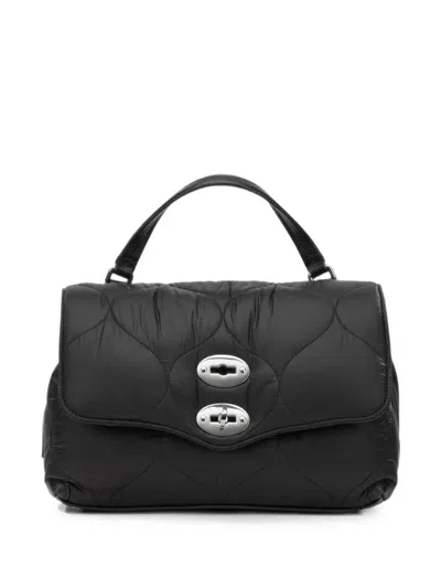 Zanellato Small Postina Lunaria Quilted Tote Bag In Purple