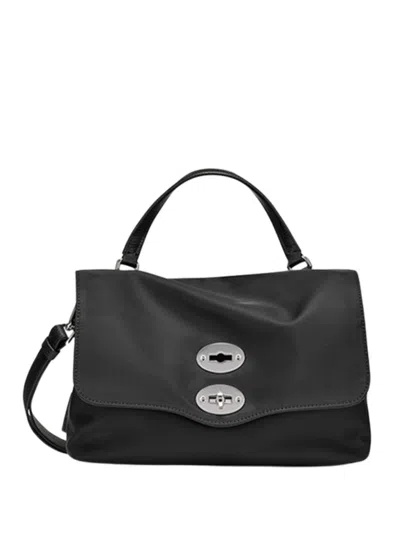 Zanellato Small Postina Rimboccata Tokyo Bag In Black