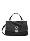 Zanellato Postina S Leather Handbag In Black