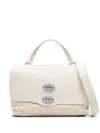 Zanellato Small Postina Saeta Tote Bag In White