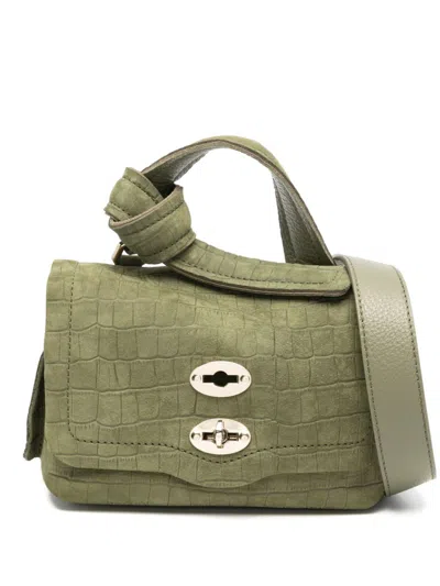 Zanellato Small Postina Satchel Bag In Green