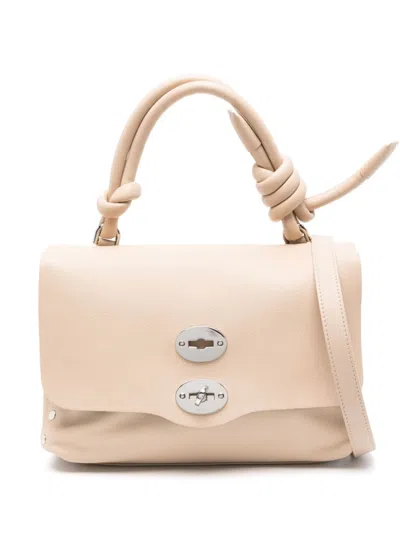 Zanellato Small Postina Satchel Bag In Neutrals