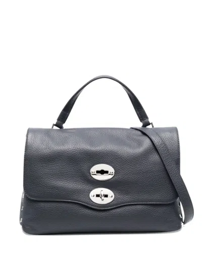 Zanellato Small Postina® Stud-embellished Tote Bag In Black