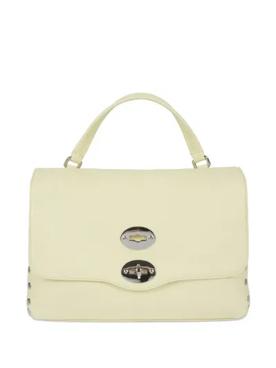 Zanellato Small Postina® Stud-embellished Tote Bag In Yellow