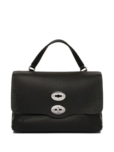 Zanellato Small Postina Top-handle Cross Body Bag In Black