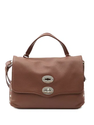Zanellato Small Postina Tote Bag In Brown