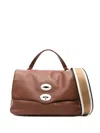 Zanellato Small Tote Bag Adjustable Strap In Brown