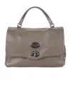 Zanellato Small Postina Tote Bag In Gray