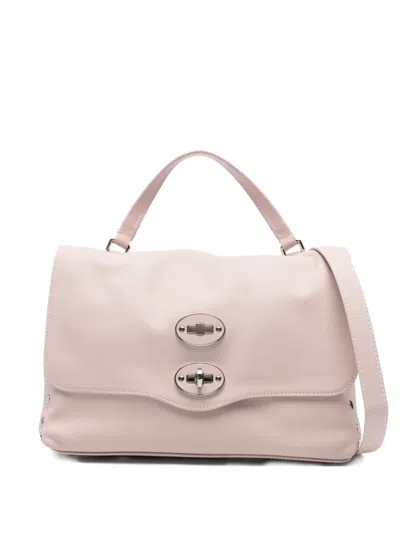 Zanellato Postina Saeta Small Leather Handbag In Pink