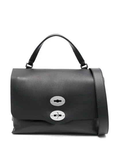 Zanellato Kleine Postina Handtasche In Schwarz