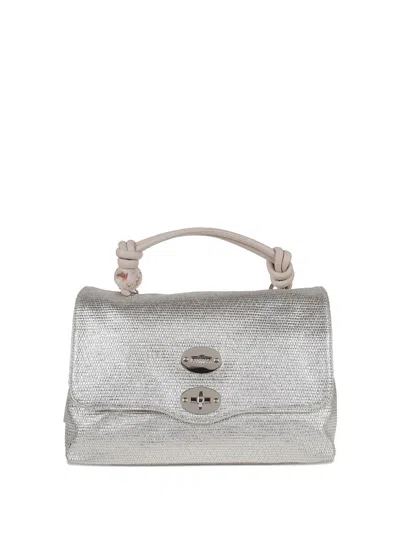 Zanellato Small Postina Tote Bag In Silver