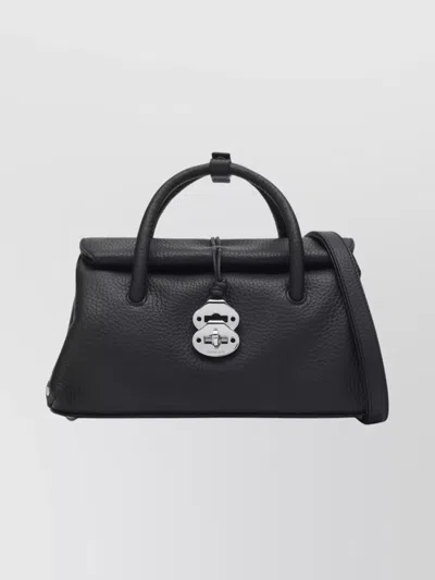 Zanellato Small Structured Leather Shoulder Bag