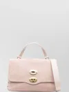 Zanellato Small Suede Leather Shoulder Bag With Studded Detail