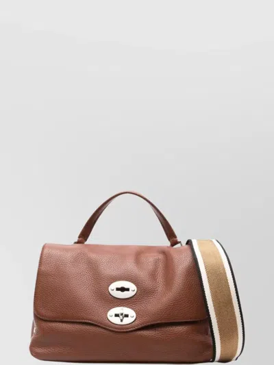 Zanellato Small Tote Bag Adjustable Strap In Brown