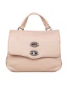 Zanellato Soft Leather Bag That Can Be Carried By Hand Or Over The Shoulder In Pink