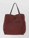 Zanellato Spasso Jones Tote Bag With Studded Detail In Brown