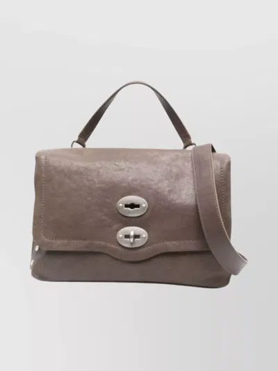 ZANELLATO STRUCTURED BABY LEATHER SHOULDER BAG