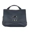 Zanellato Stud-detailed Twist-lock Small Tote Bag In Purple
