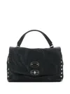 Zanellato Stud-embellished Leather Mini Bag In Black