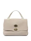 Zanellato Studded-detail Turn-lock Tote Bag In Neutral