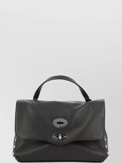 Zanellato Studded Top Handle Shoulder Bag