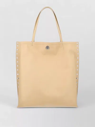 Zanellato Studded Tote Bag Top Handles Design