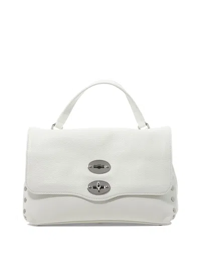 Zanellato Stylish White Leather Top-handle Handbag For Women
