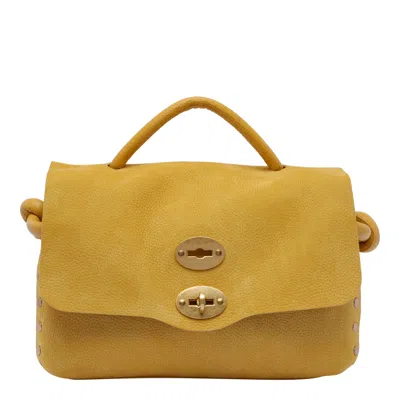 Zanellato Suede Venetian Postina Bag In Yellow