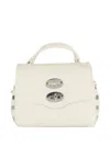 Zanellato Super Baby Postina Studded Crossbody Bag In White