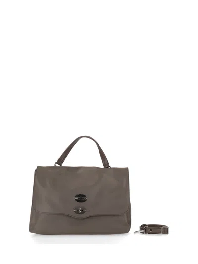 Zanellato Taupe Postina Satchel