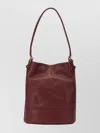 Zanellato Textured Leather Shoulder Bags With Adjustable Strap In Burgundy